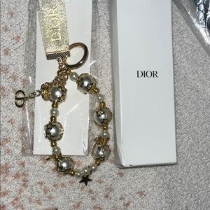 Dior Gold and Cream Star Bracelet
